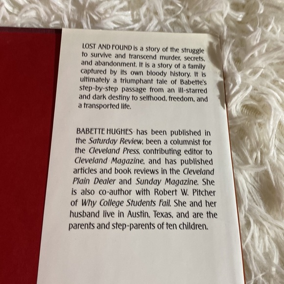 LOST and FOUND A Daughter’s Tale of Violence and redemption BABETTE HUGHES - Picture 4 of 5